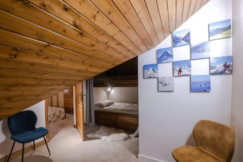 Bel Appartement Entier En Style Chalet A Chamonix 0*,